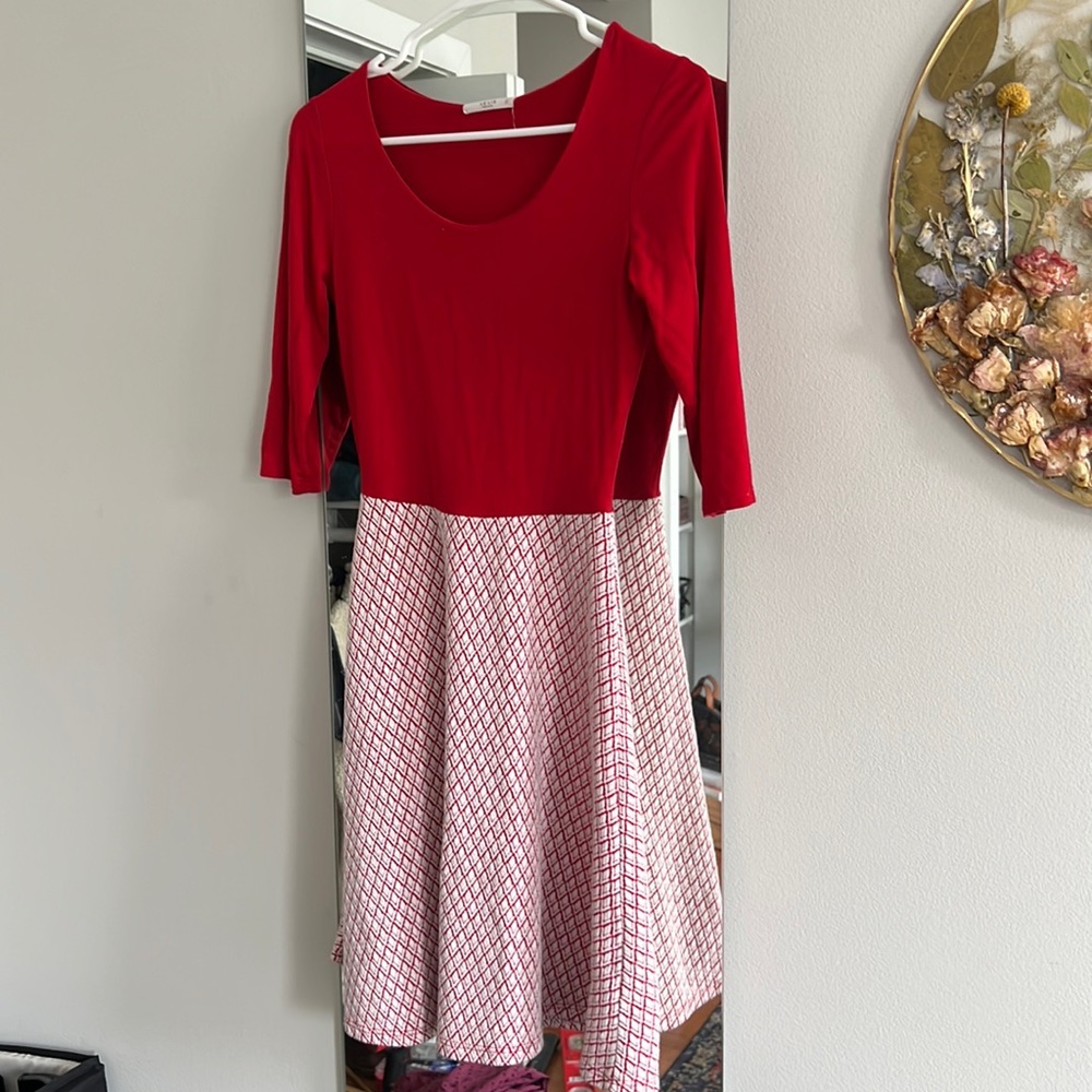 Le lis (stitch fix) red dress XS